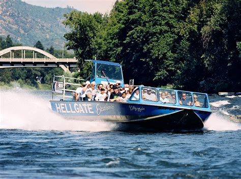 Hellgate jet boats - Hellgate Jetboats Ride the Rogue. Drivers narrate tours of the historic Hellgate Canyon with bits of history and geology as they navigate through the soaring cliffs. Passengers have front row seats for viewing the wildlife along the river — deer, river otter, osprey, bald eagles and other creatures. And when your driver puts the throttle down ...